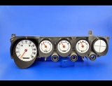 1970-1974 Dodge Challenger METRIC KPH KMH Non-Rallye White Face Gauges